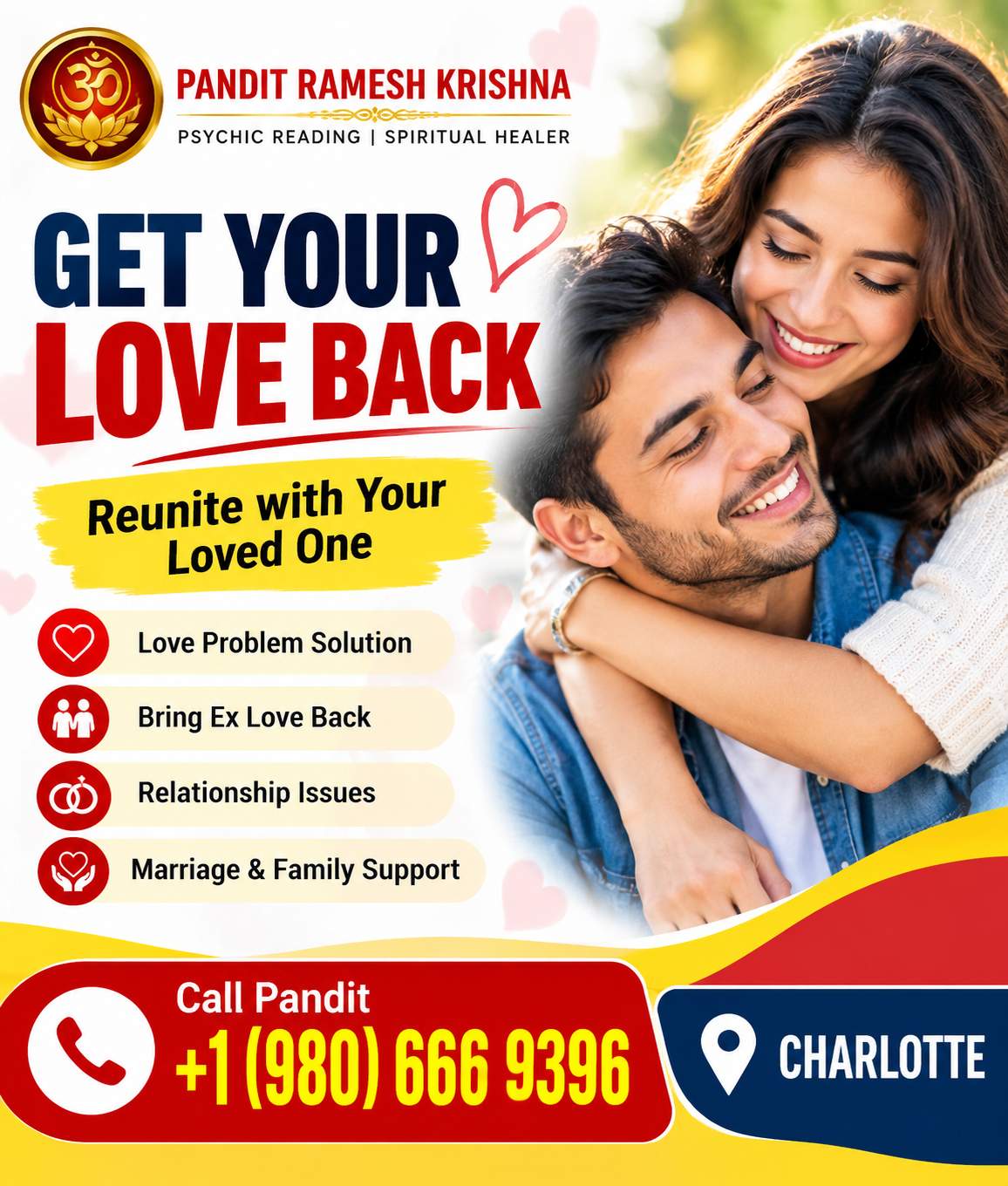 Pandit Ramesh Krishna Get Your Love Back Charlotte